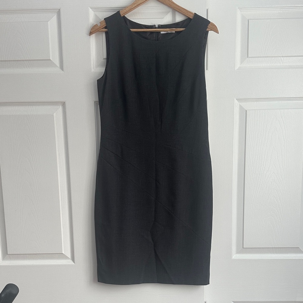 Calvin Klein Collection Grey Midi Dress